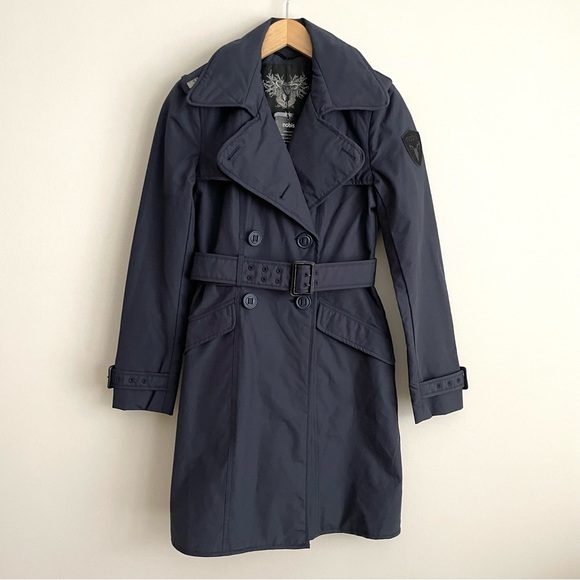 Nobis Jackets & Blazers - Nobis Justice Legacy Trench Coat in Navy NWT